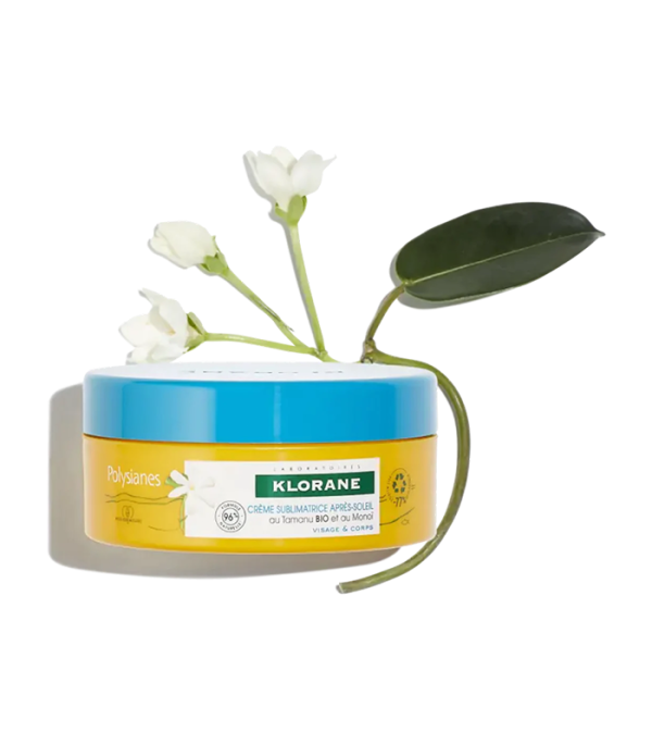 KLORANE POLYSIANES AFTER SUN SUBLIMATING CREAM WITH ORGANIC TAMANU & MONOI BODY & FACE