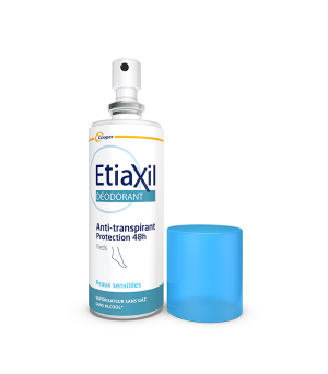 ETIAXIL ANTI-TRANSPIRANT 48H PROTECTION PIEDS SPRAY SANS GAZ 100ML