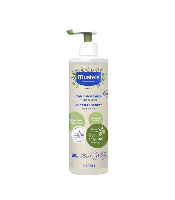 Mustela CERTIFIED ORGANIC NO-RINSE MICELLAR WATER 400ML