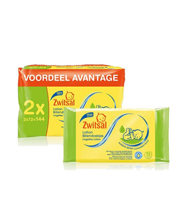 ZWITSAL LOTION WIPES 2*65pc