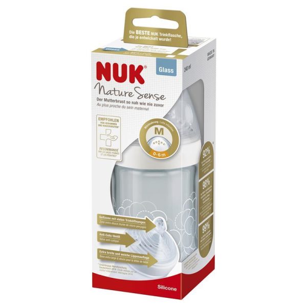 Nuk glass bottle first choice 0-6M 120ml