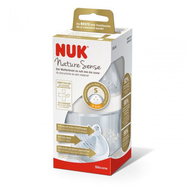 Nuk nature sense bottle 150ml (0-6M)